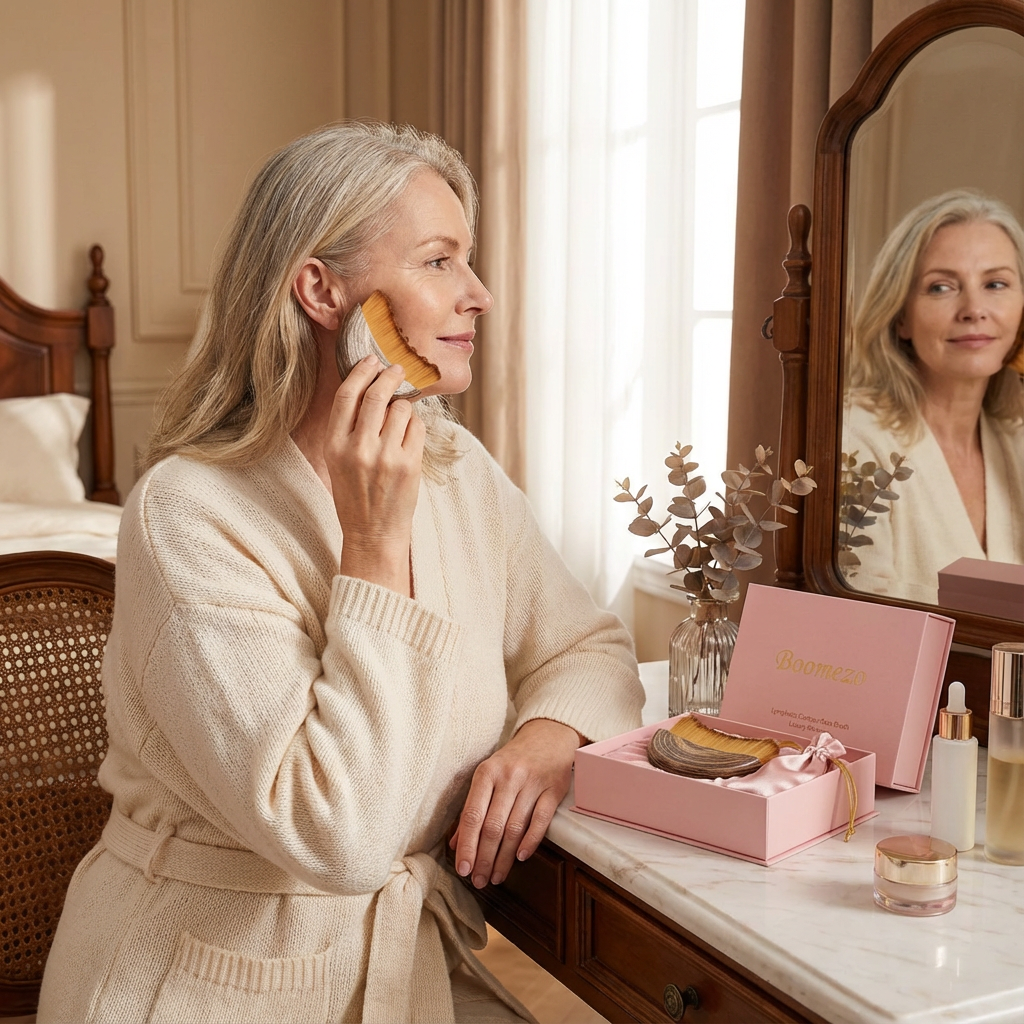 Boomezo Lymphatic Contour Face Brush