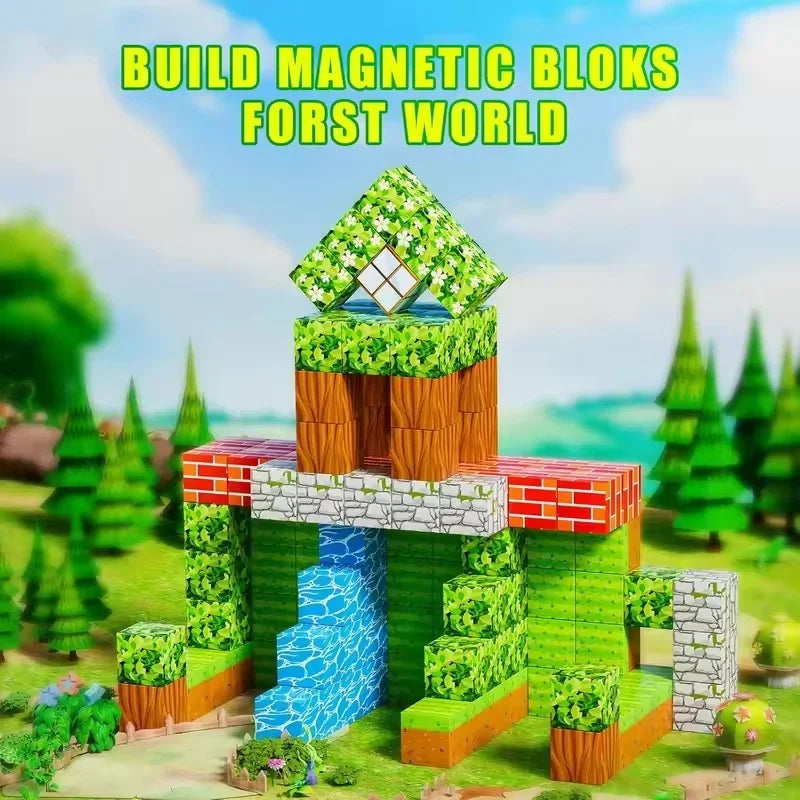Minecraft Magnetic Build Blocks
