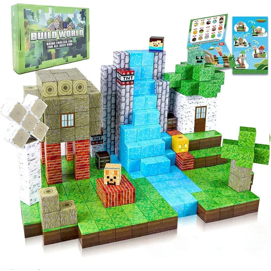 Minecraft Magnetic Build Blocks