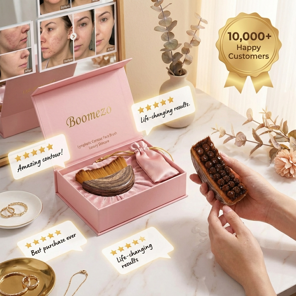 Boomezo Lymphatic Contour Face Brush